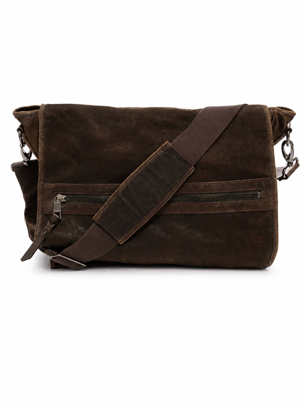 Andrew Marc Vintage brown Leather Laptop Brief Case